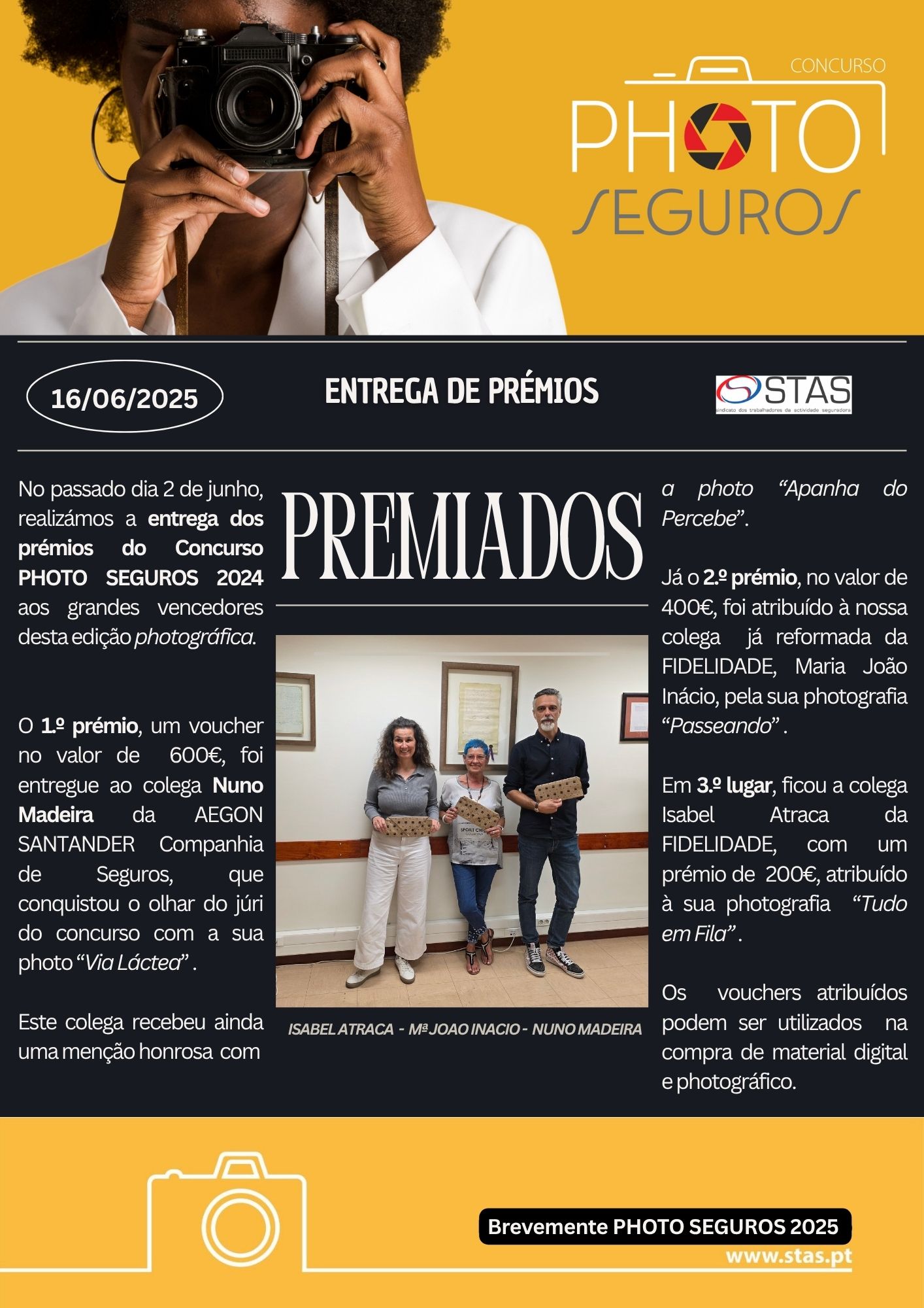 Entrega de Prémios PHOTO SEGUROS 2024