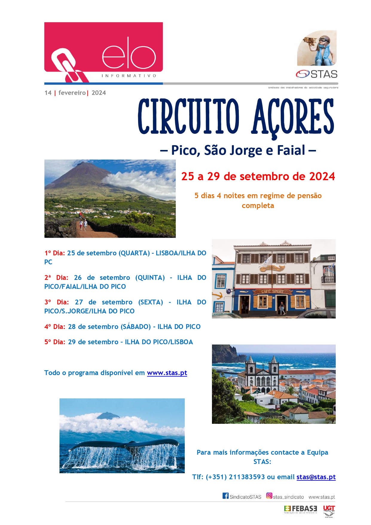Viagens STAS - Circuito Açores